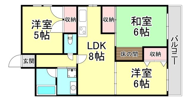 ユニバーサルタワーズの間取り