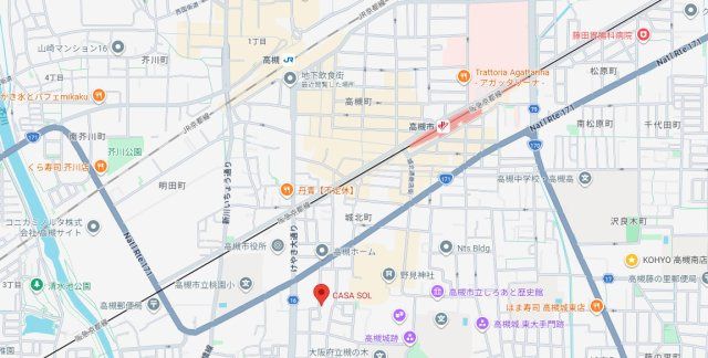 CASA・SOLの地図