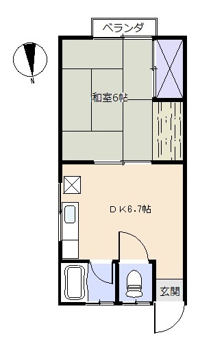 S1814R　プチダイヤモンドの間取り