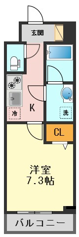 クレヴィスタ柴又の間取り
