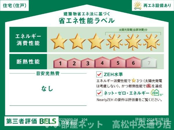 【省エネ性能ラベル】 | サンフラワー太田駅サイドＤ