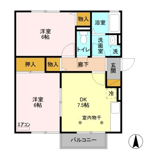 【間取り】 | ファミールハイツ Ａ