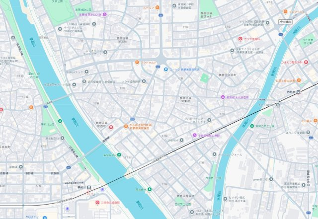 姫路市飾磨区英賀東町　新築一戸建ての地図