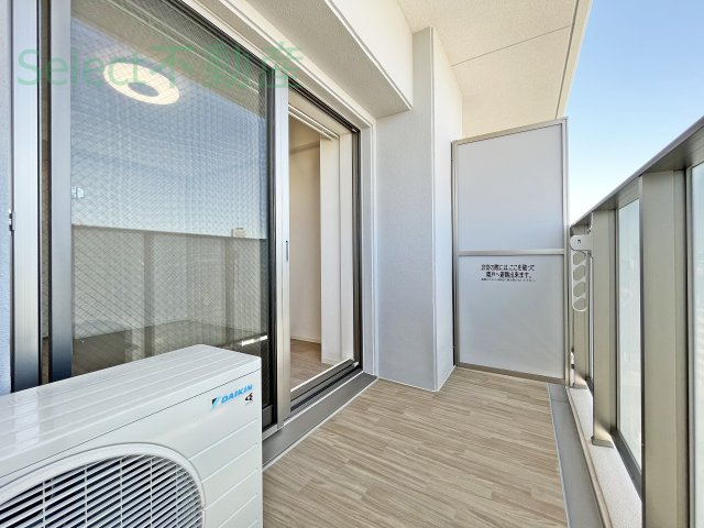 プレサンスTHE大須観音のバルコニー|広々としたバルコニーです