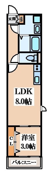 【間取り】 | グローハイツ若江