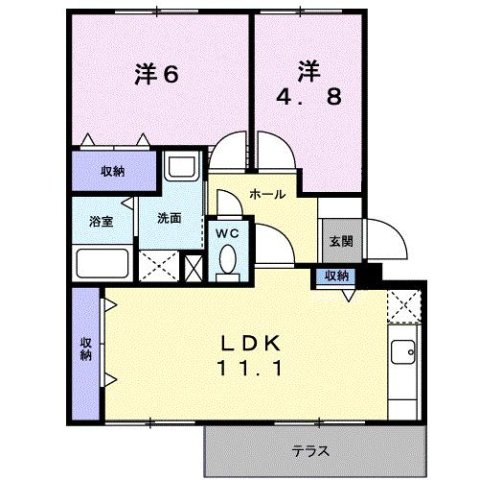 【間取り】 | コンフォート鎌田