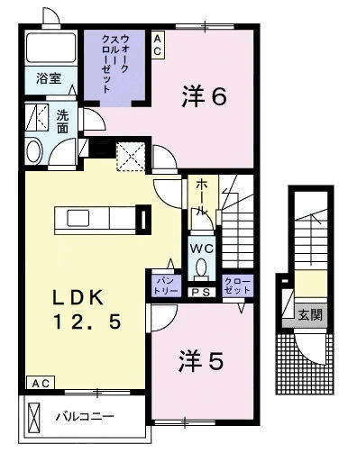 【間取り】 | ラポールⅡ