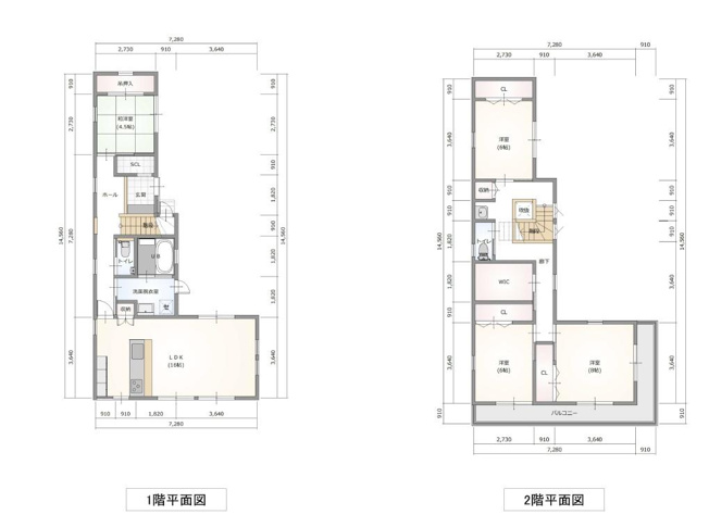 【間取り】 | 高知市加賀野井２丁目