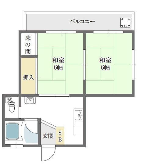 【間取り】 | 西村マンション