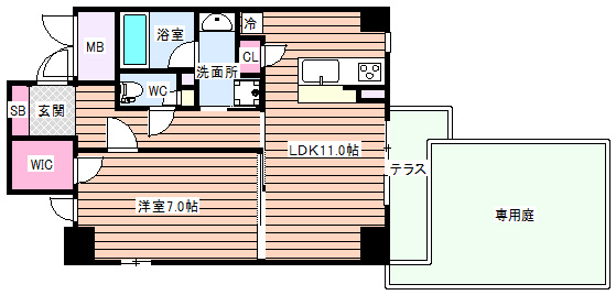 【間取り】 | レシェンテ西梅田
