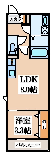 【間取り】 | グローハイツ若江