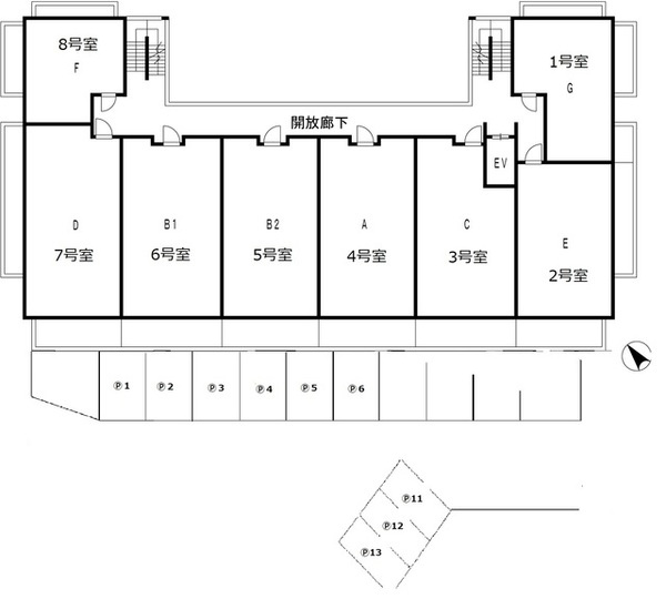 ハルグラン若葉台の区画図