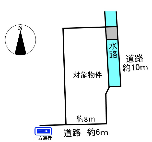土地　福光東2丁目の区画図
