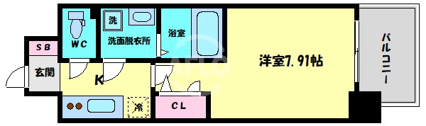 アーデン谷町の間取り|アーデン谷町　間取り