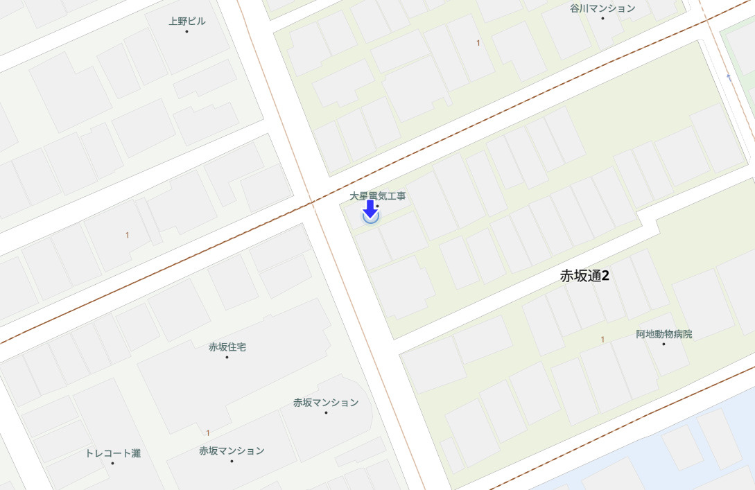 神戸市灘区赤坂通2丁目　一棟店舗事務所の地図