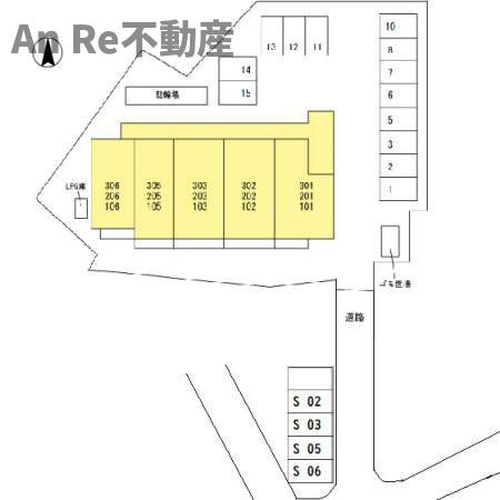 グランド・キャッスルの区画図