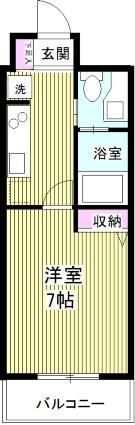 ＣＲＯＳＳ　ＣＯＵＲＴ　ＮＡＭＩＫＩの間取り