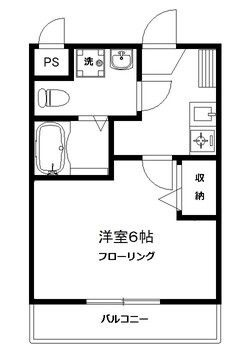 Jc　Street　鶴瀬の間取り
