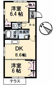 【間取り】 | コート・フローラル