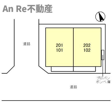コーポSAKASHITAの区画図