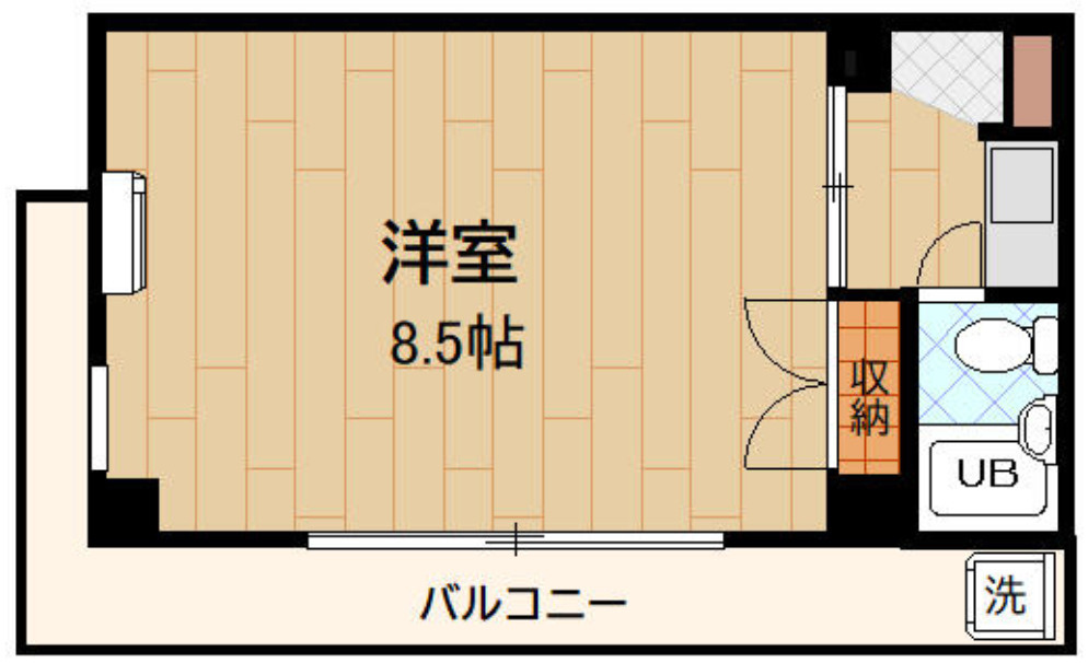 横浜市南区　ナジアホーム別所の間取り