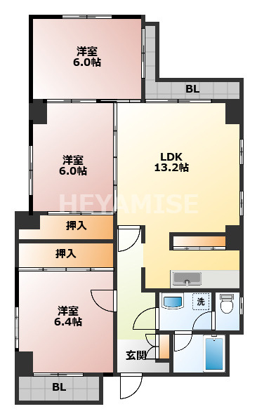 MTマンションの間取り