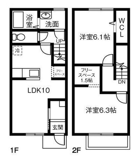 【間取り】 | Casa Aqua【名古屋市賃貸・メゾネット】