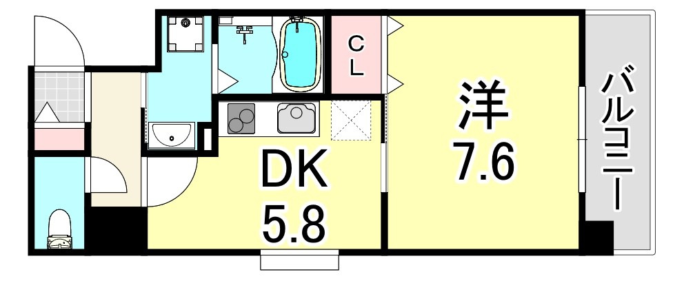 Sunny Court Meiwaの間取り