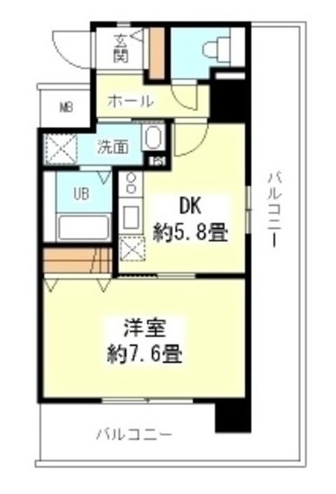 Sunny Court Meiwaの間取り