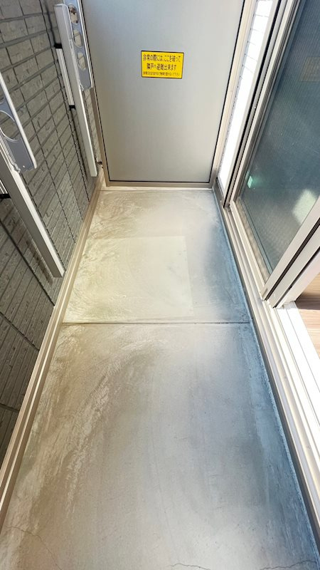 cuore魚崎のバルコニー
