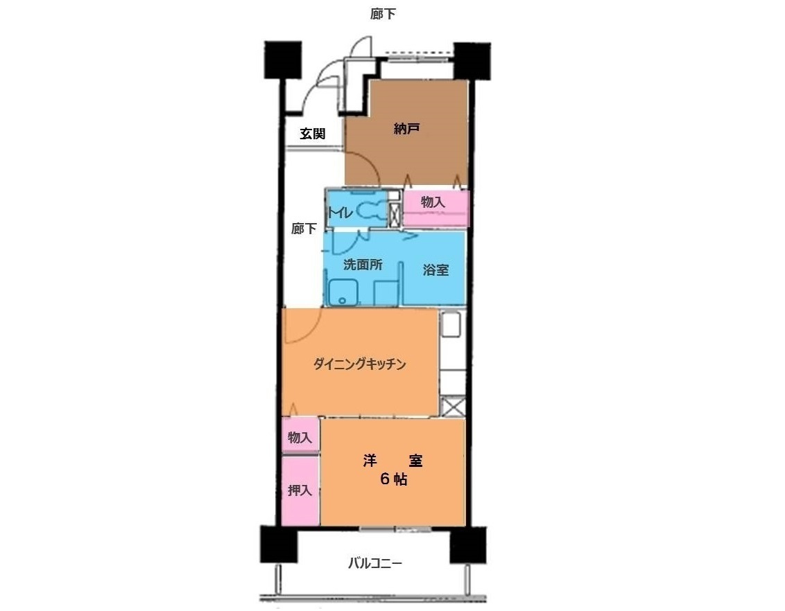 明泉寺シティコートの間取り
