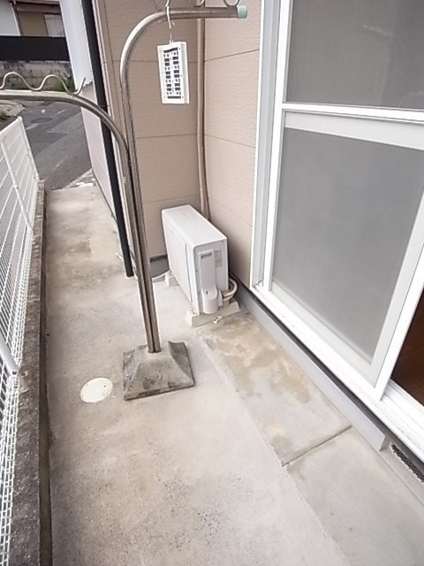 アンピエンス佐野のバルコニー