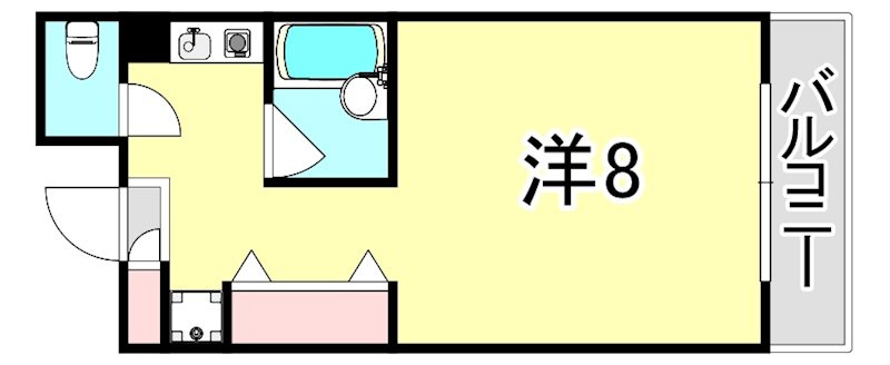 ソレイユ六甲の間取り
