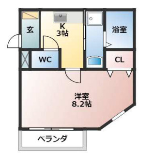 アレッタ長洲の間取り