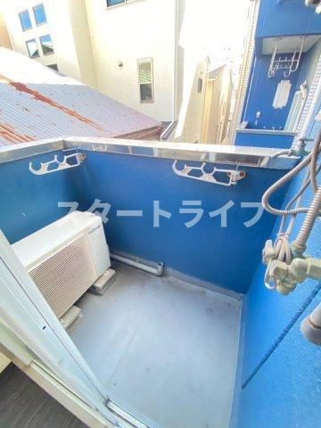 大阪市東淀川区豊新１丁目の賃貸マンションのバルコニー