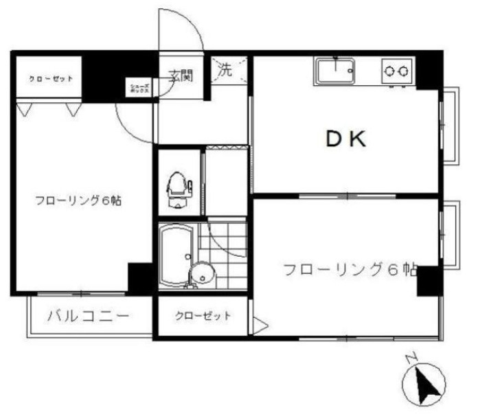 東京都練馬区練馬3丁目　トパーズマンションの間取り