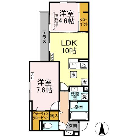 オアシス新綱島の間取り