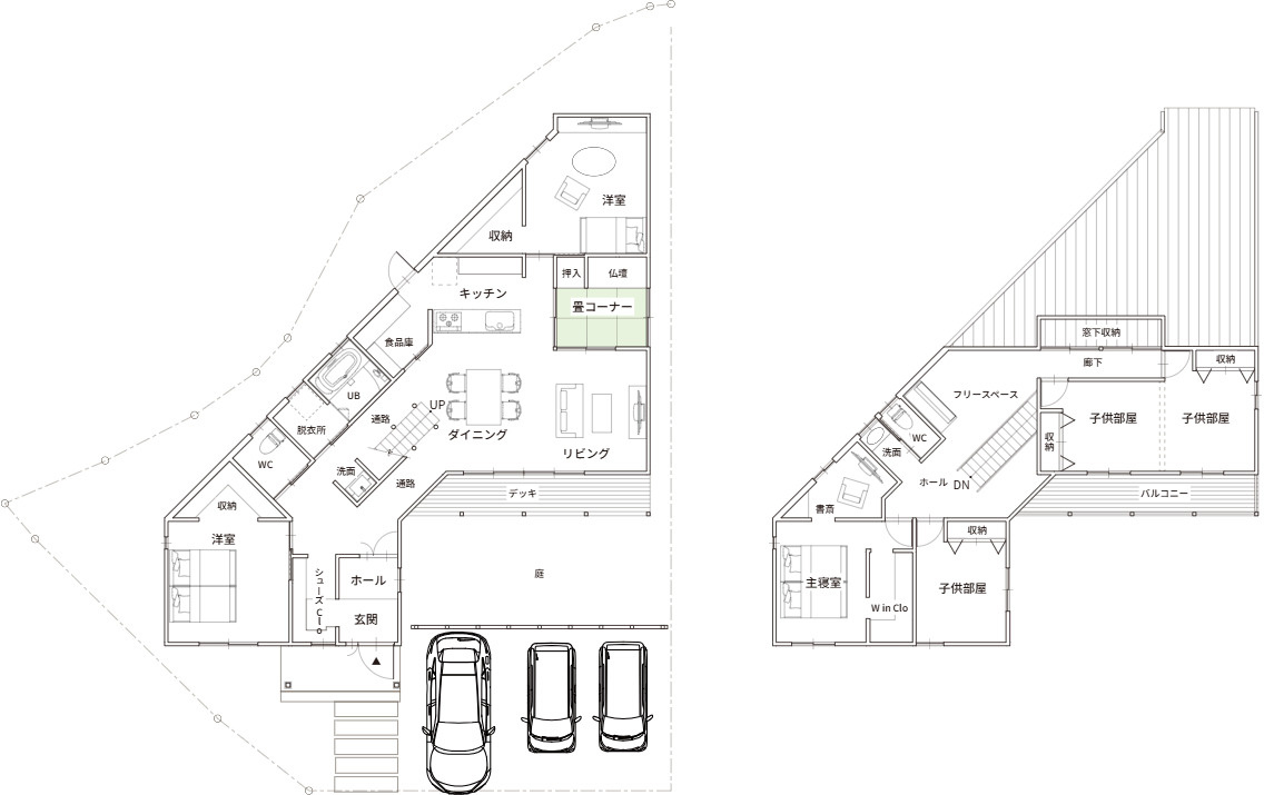 2026/10/9NEW　戸建　高山市桐生町　3480万の間取り