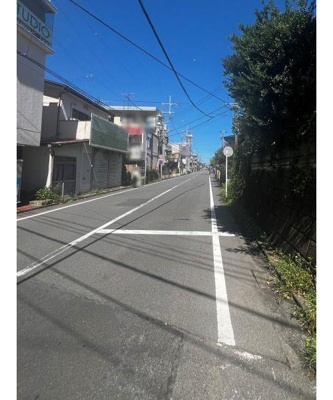 【前面道路含む現地写真】 | 藤沢市湘南台５丁目　売地 | 前面道路含む現地写真です