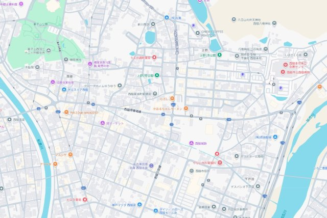西脇市上野　第6期　新築一戸建ての地図