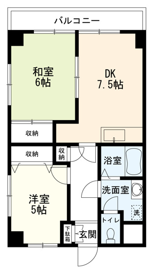 【間取り】 | メゾン貝塚