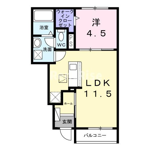 ヒカルサ江南宮後の間取り