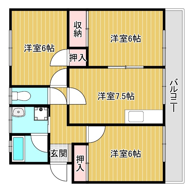 さくらハイツの間取り