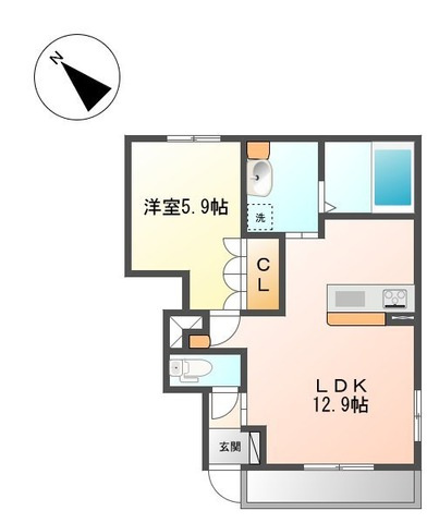 【間取り】 | クレセント ムーン