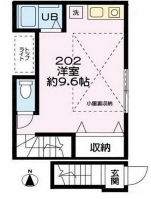 東京都練馬区桜台1丁目　アイコート桜台の間取り