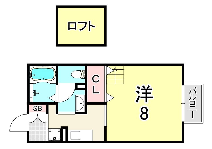 ヴィラ歌島の間取り