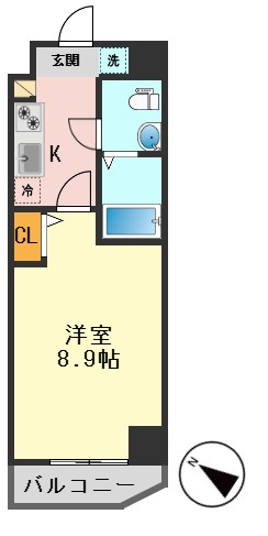 CORVAL亀有の間取り