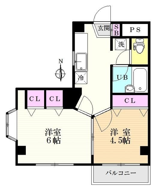 ファーストクラス桜ヶ丘の間取り