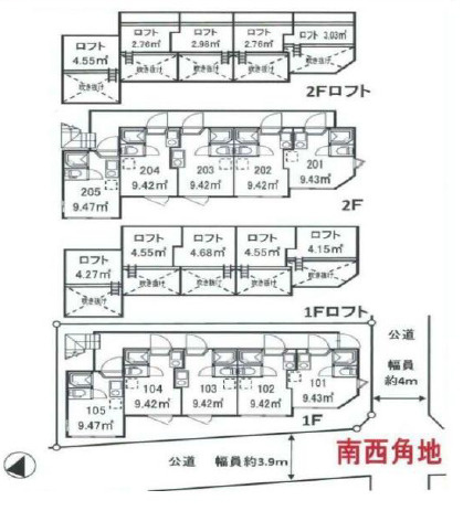 東京都中野区鷺宮　ソフィアハミングの間取り