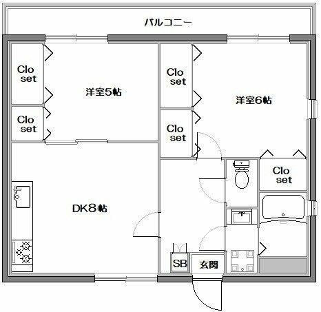 ルオント京島の間取り|間取りです。